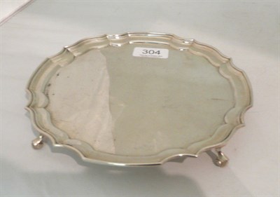 Lot 304 - Silver waiter