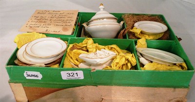 Lot 321 - 19th century child's dolls' tea service in original box