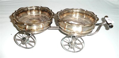 Lot 327 - Plated double coaster wagon