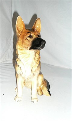 Lot 348 - A Beswick "Alsatian", model 2410, Fireside model