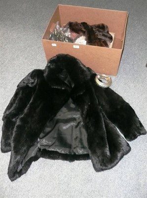 Lot 362 - Coney fur coat and sundry