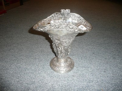 Lot 484 - Electroplate vase, circa 1900