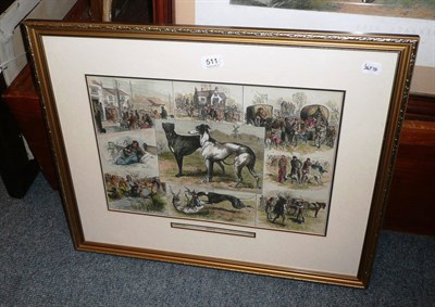 Lot 511 - Three hare coursing prints