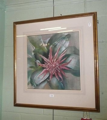 Lot 519 - Large watercolour by Edward Hurst (Tryon Gallery label verso)