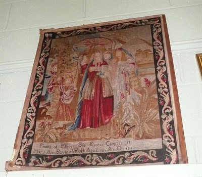 Lot 530 - Needlework panel