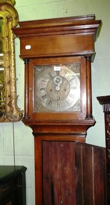 Lot 568 - Small oak eight day longcase clock by J Simpson, Durham