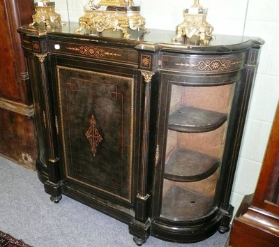 Lot 570 - Victorian ebonised credenza