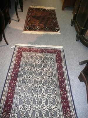 Lot 633 - Balouch rug, Afghanistan and an Indian rug (2)