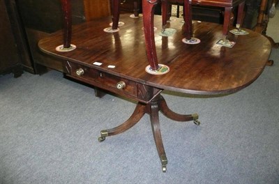 Lot 702 - Regency mahogany Pembroke table