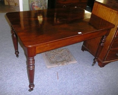 Lot 744 - Victorian mahogany side table