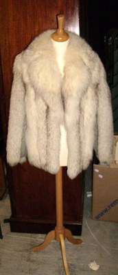 Lot 1059 - Blue Fox Fur Jacket.