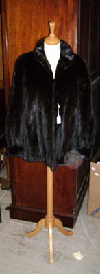 Lot 1060 - Dark Mink Blackglama Jacket Labelled 'Grosvenor Canada Exclusive to Harrods' and two other fur...