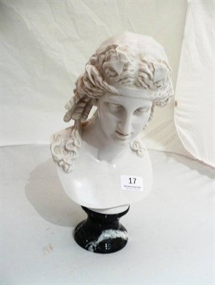 Lot 17 - Antinous bust (after the original from Holkham Estate)
