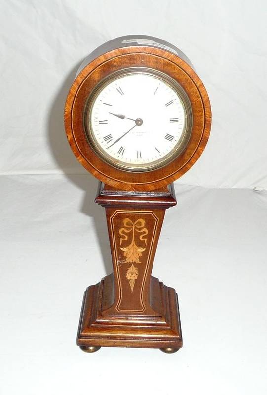 Lot 25 - Edwardian balloon-cased clock