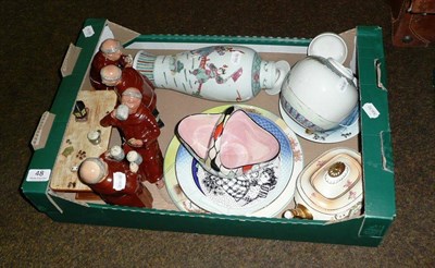 Lot 48 - Quantity of ceramics including Copenhagen, Royal Doulton, Maling, etc