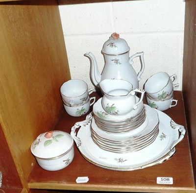 Lot 108 - Herend porcelain coffee service