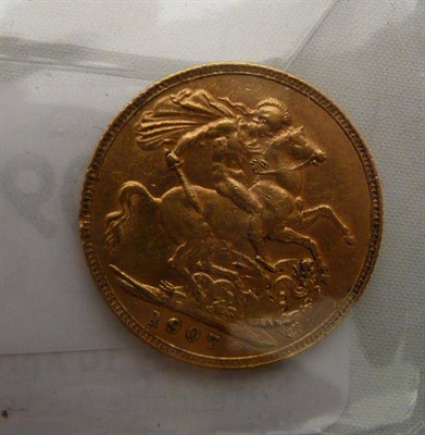 Lot 138 - A 1907 full sovereign