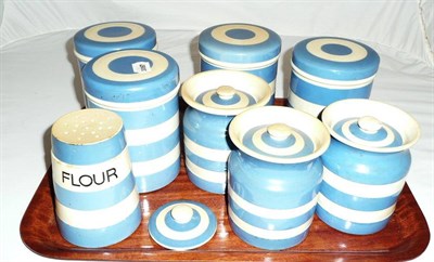 Lot 193 - Tray of Cornish Kitchen Ware.