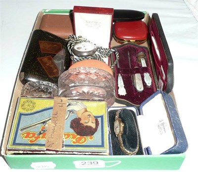 Lot 239 - Box of collectables