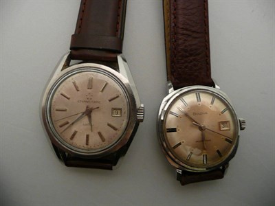 Lot 262 - A gents 'Eterna Matic' and a 'Bulova' gents wristwatch (2)