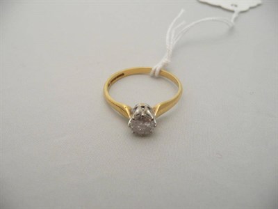 Lot 268 - An 18 carat gold diamond solitaire ring, 0.75 carat approximately