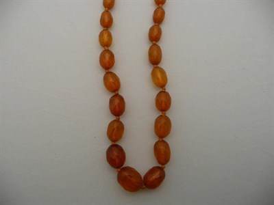 Lot 288 - Amber necklace