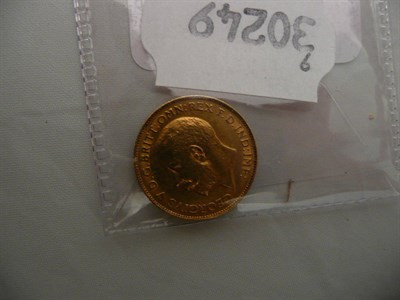 Lot 329 - A 1911 half sovereign coin