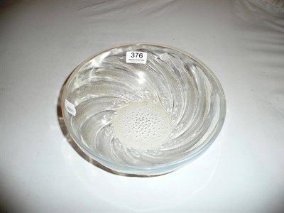 Lot 376 - R Lalique 'Poisson' bowl