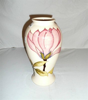 Lot 377 - Moorcroft magnolia vase