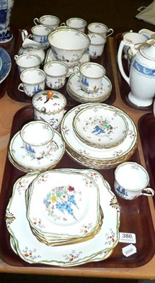 Lot 386 - Tuscan china part tea service