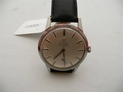 Lot 461 - A stainless steel 'Omega' wristwatch