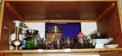 Lot 525 - Shelf of Assorted Household items.