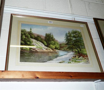 Lot 569 - Framed watercolour by Florence M Howd 'Borrowdale'