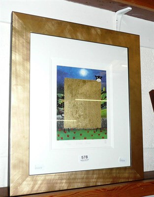 Lot 578 - MacKenzie Thorpe artist's signed proof entitled 'Golden Sheep' no. 22/2000