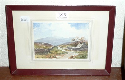 Lot 595 - W H Constantine watercolour, Yorkshire Dales