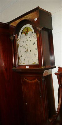 Lot 636 - Mahogany eight day longcase clock, J Hawman, Northallerton