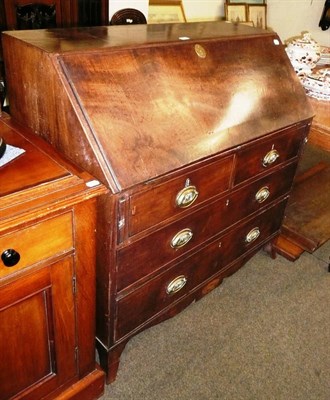 Lot 675 - Mahogany bureau