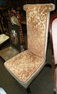 Lot 683 - 19th century prayer chair