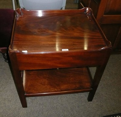 Lot 696 - Mahogany night table