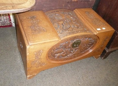 Lot 703 - An Eastern camphor wood chest