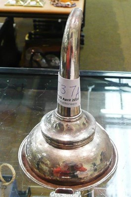 Lot 537A - Georgian silver wine funnel