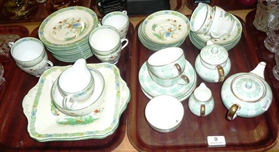 Lot 9 - Copeland Spode Bermuda part tea service and a Wedgwood tete-a-tete