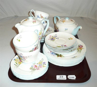 Lot 23 - A Shelley part tea set