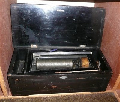 Lot 107 - A 19th century musical box