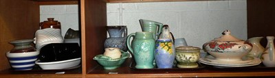 Lot 108 - Decorative ceramics including a German vase, Beswick Osprey decanter, etc