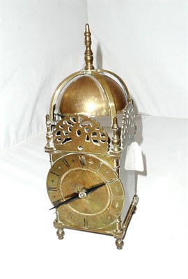 Lot 160 - A lantern-type timepiece with platform escapement