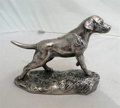 Lot 268 - A silver filled figure of a labrador