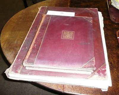 Lot 285 - Three large volumes including prints