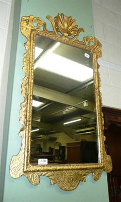 Lot 376 - A George II style gilt wall mirror