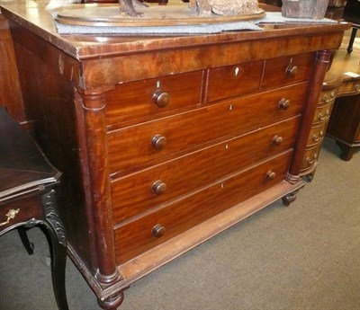 Lot 401 - A Victorian mahogany chest of drawers